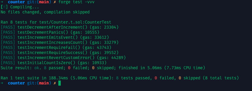 forge test